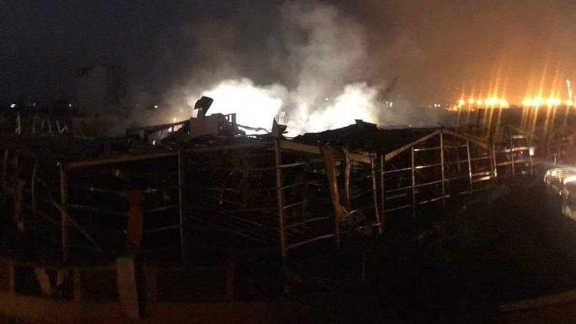 White smoke seen in Beirut port, officials say ‘not new fire’