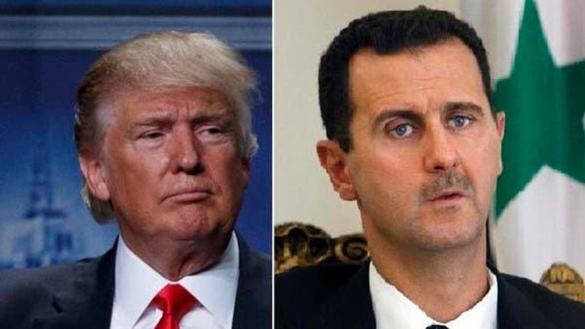 Trump and Syrian President 