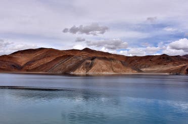A view of Pangong Tso lake in Ladakh region, on July 27, 2019. (Reuters)