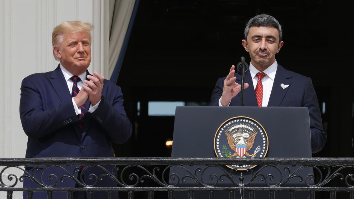 بن زايد وترمب