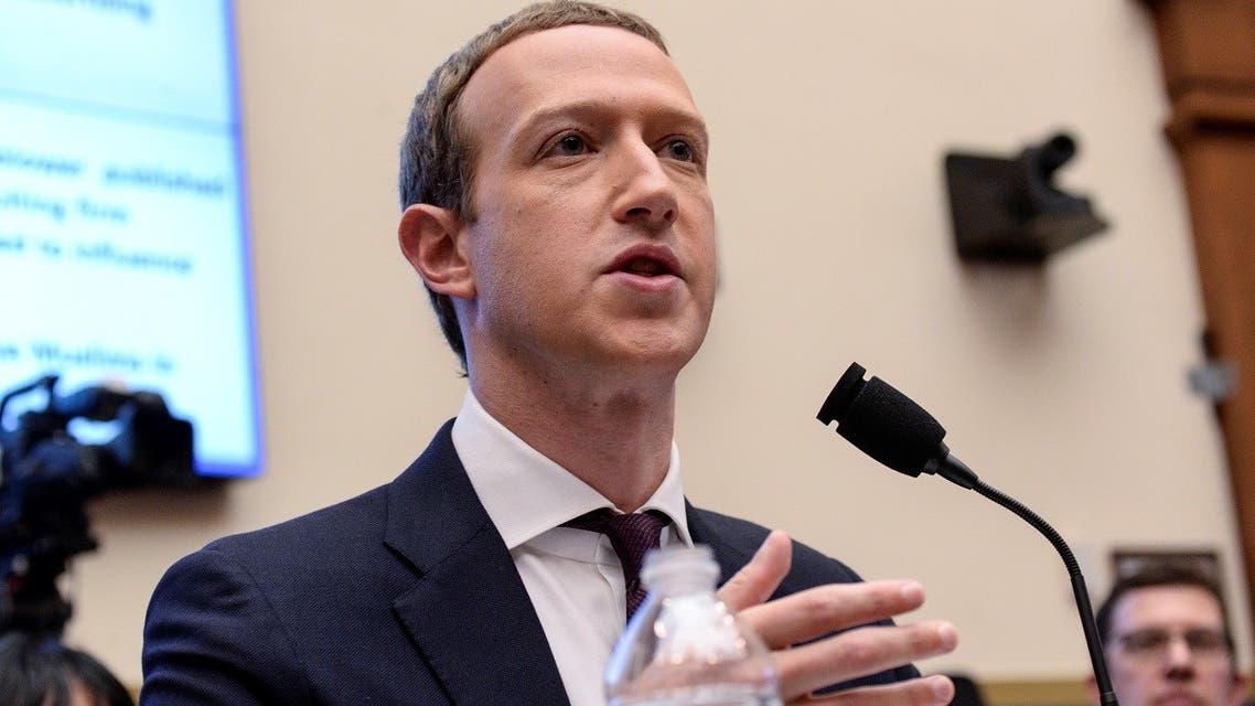 Facebook Chairman and CEO Mark Zuckerberg testifies at a House Financial Services Committee hearing examining the company's plan to launch a digital currency on Capitol Hill in Washington, US, on October 23, 2019. (Reuters)