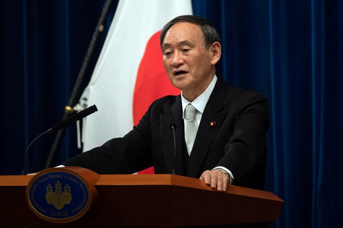 Yoshihide Suga speaks during a news conference following his confirmation as Prime Minister of Japan in Tokyo, Japan September 16, 2020. (Reuters)
