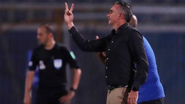 Coach Patrice Carteron seen during a match in the Egyptian Premier League. (File photo: Reuters)