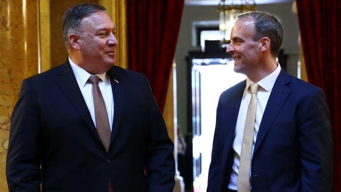 Mike Pompeo and Domanic Raab