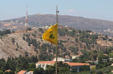 علم حزب الله في لبنان (أرشيفية- فرانس برس)