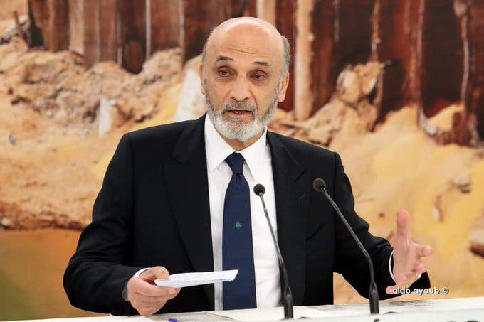 Head of the Forces Party, Samir Geagea (archive)