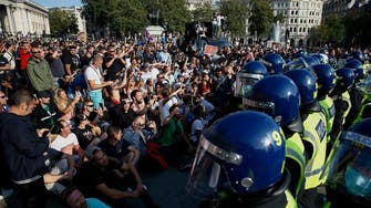 Coronavirus: London police order anti-lockdown protest to disperse