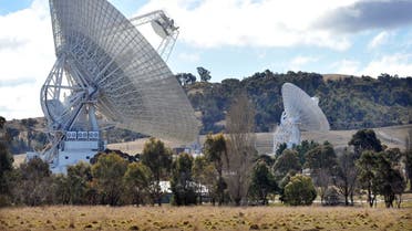 A general view shows the space communication dish at the Canberra Deep Space Communication Station at Tidbinbilla in Canberra. (AFP)