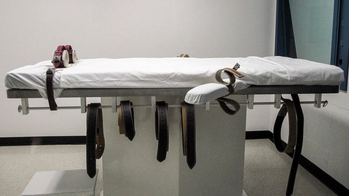 This July 7, 2010, file photo shows Nebraska's lethal injection chamber at the State Penitentiary in Nebraska, US. (AP)