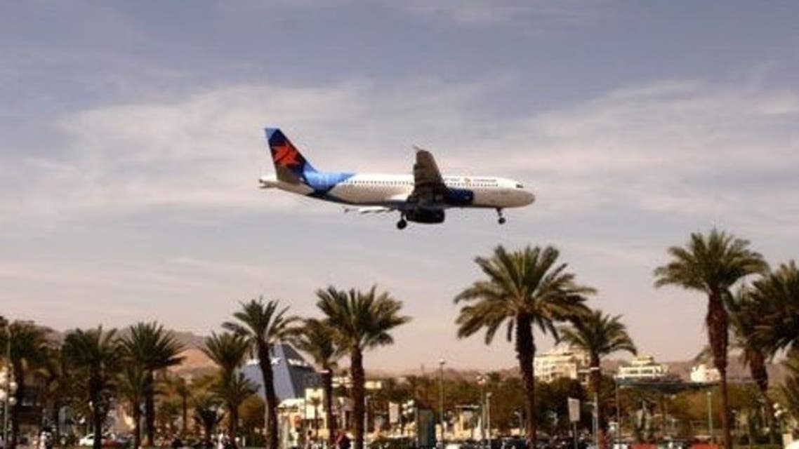 A photo of an Israir company plane. (File photo: AFP)