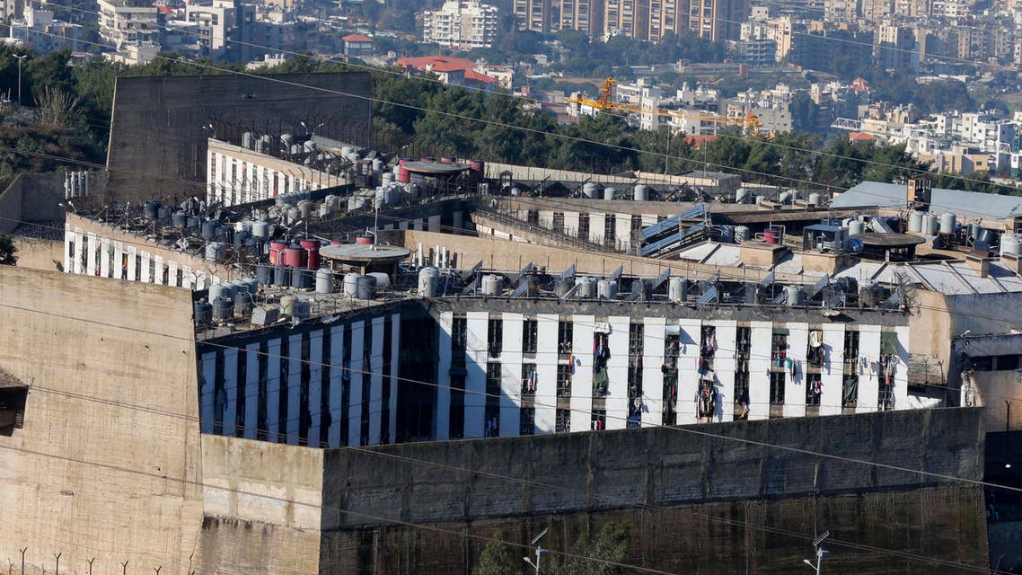 A general view shows Roumieh prison, in Roumieh, Lebanon. (File photo: Reuters)