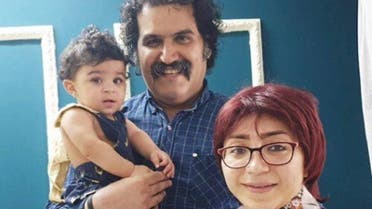 Christian converts Sam Khosravi and Maryam Fallahi with their adopted daughter, Lydia. (Twitter)