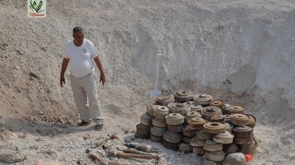 نزع 2151 لغماً حوثياً من مديرية موزع في تعز