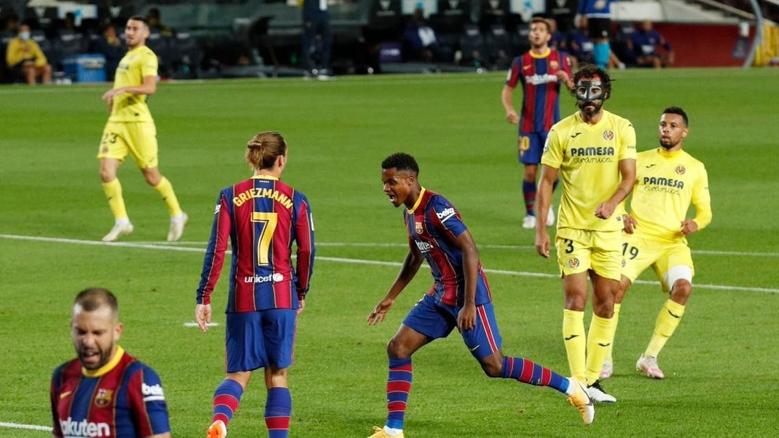 فاتي برشلونة فياريال غريزمان