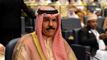 Kuwait's Crown Prince Sheik Nawaf Al-Ahmad Al-Jaber Al-Sabah attends the closing session of the 25th Arab Summit in Bayan Palace in Kuwait City. (File photo: AP)
