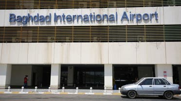 The Baghdad international airport is pictured following its reopening on July 23, 2020. (AFP)