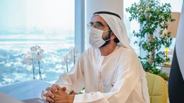 The Dubai ruler announces plans to launch an Emirati space mission to the moon. (Twitter)