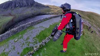 Is it a bird? Is it a plane? No, it’s a flying paramedic over England’s Lake District