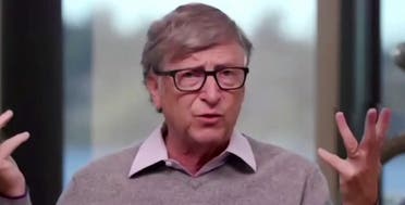 A screengrab of Bill Gates talking about COVID-19 vaccine cooperation and funding. (Reuters)