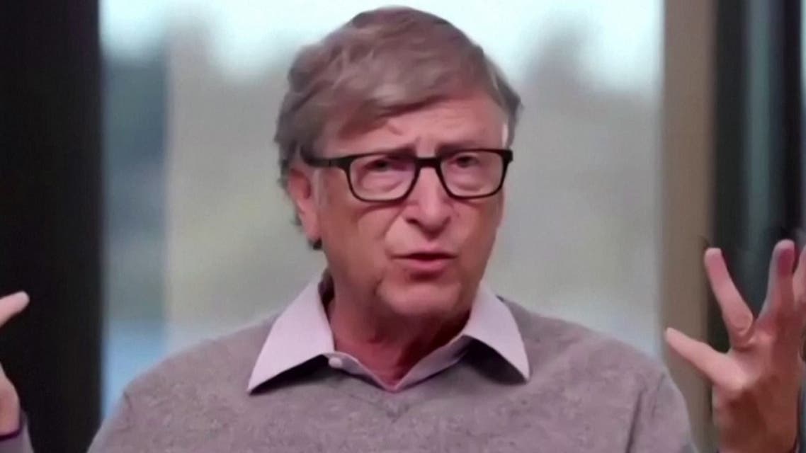 A screengrab of Bill Gates talking about COVID-19 vaccine cooperation and funding. (Reuters)