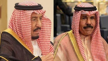 Saudi King and Kuwaiti Amir 