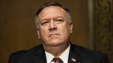 US Secretary of State Mike Pompeo in the Dirksen Senate Office Building on July 30, 2020 in Washington, DC. (AFP)