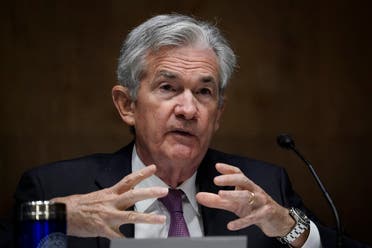 Federal Reserve Board Chairman Jerome Powell testifies during a Senate Banking Committee hearing on Capitol Hill on September 24, 2020 in Washington, DC. (AFP)