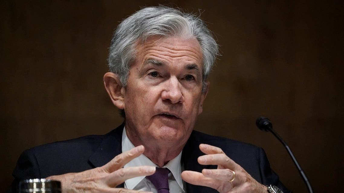 Federal Reserve Board Chairman Jerome Powell testifies during a Senate Banking Committee hearing on Capitol Hill on September 24, 2020 in Washington, DC. (AFP)