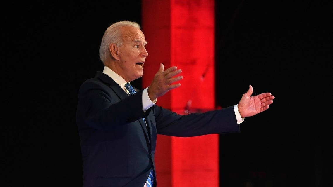 Democratic presidential nominee and former Vice President Joe Biden participates in an NBC Town Hall event at the Perez Art Museum in Miami, Florida. (AFP)