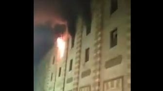 شاهد.. السيطرة على حريق بالجامع الأزهر