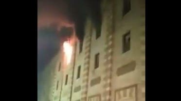 cairo masjid fire