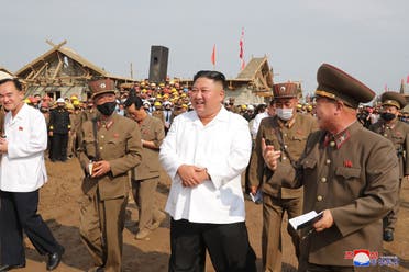 الزعيم الكوري الشمالي كيم يونغ أون 