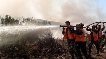 حرائق في سوريا (رويترز)
