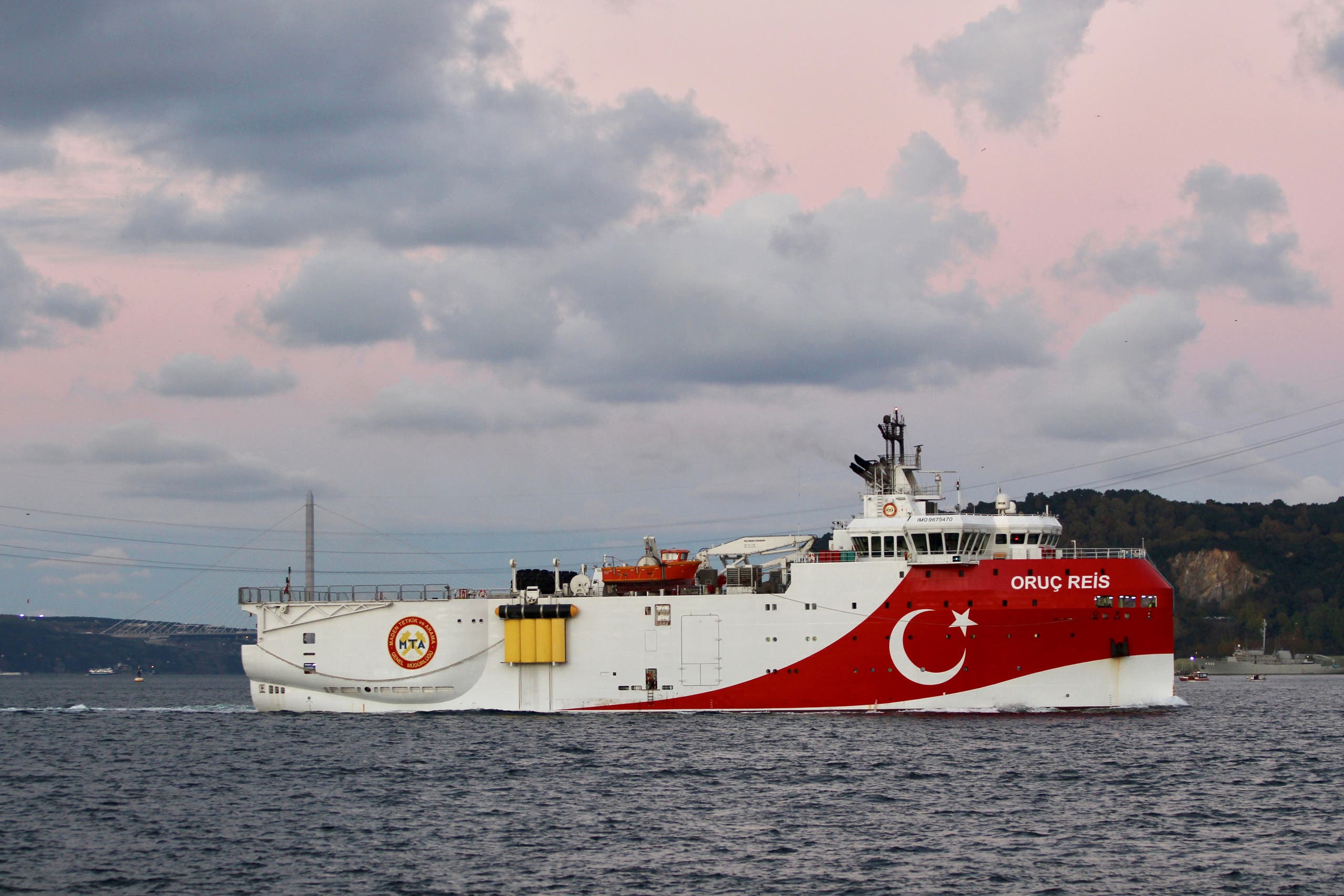 سفينة تركية في شرق المتوسط (أرشيفية- رويترز)