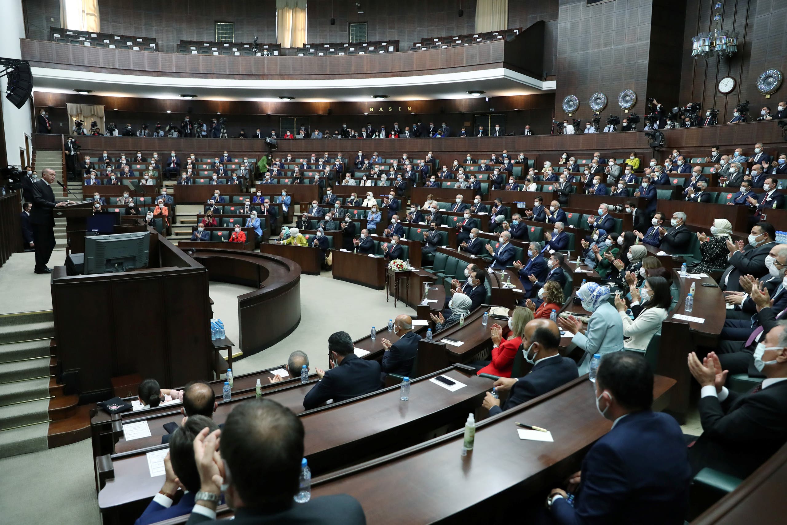 أردوغان يلقي كلمة أمام المجموعة البرلمانية لحزبه