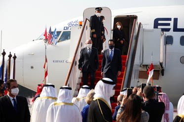 وصول الوفد الاسرائيلي الى البحرين