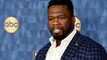 Curtis "50 Cent" Jackson poses at the 2020 ABC Television Critics Association Winter Press Tour, Jan. 8, 2020, in Pasadena, Calif. (AP)