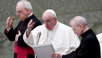 Pope urges cardinals to cease ‘gossip’ and come together for Christmas after scandal