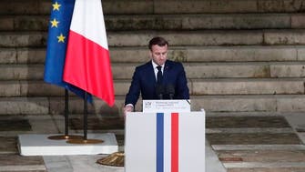 ‘We will not give up cartoons,’ says France’s Macron in homage to murdered teacher