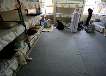 Iranian women prisoners sit inside a cell in Tehran's Evin prison. (File photo: Reuters)
