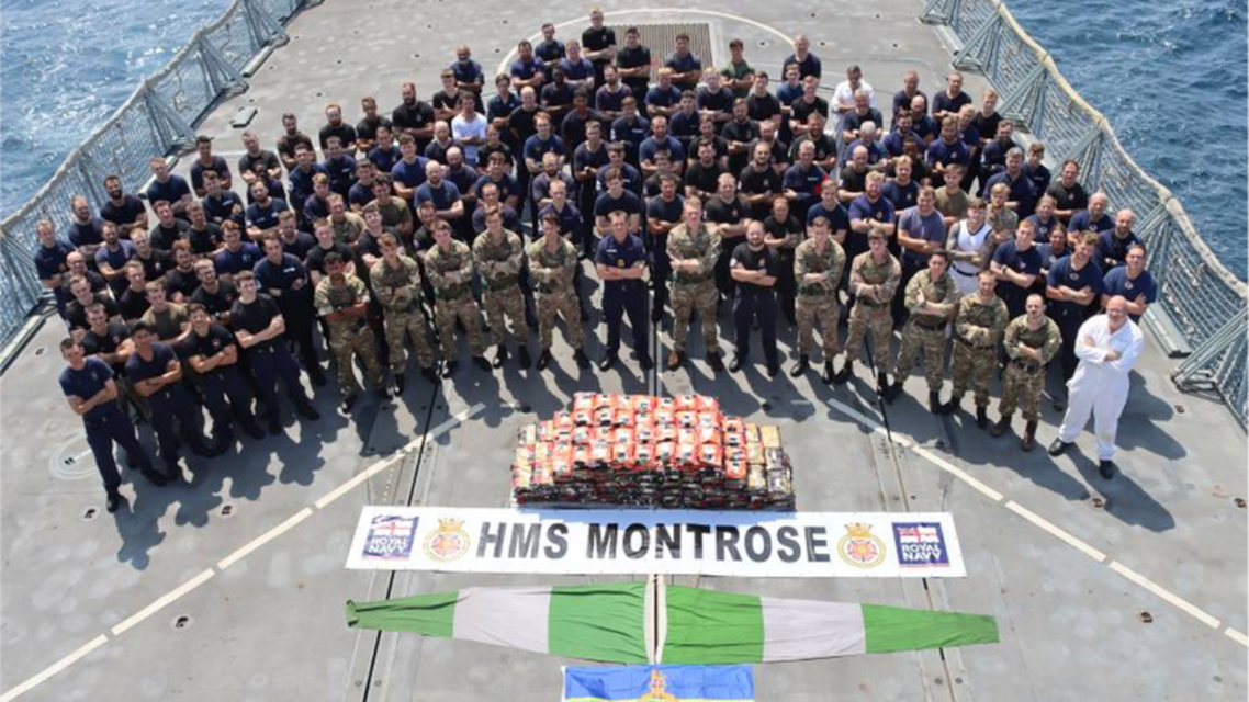 Saudi Royal Navy-commanded CTF seizes over 450 of methamphetamine, largest bust