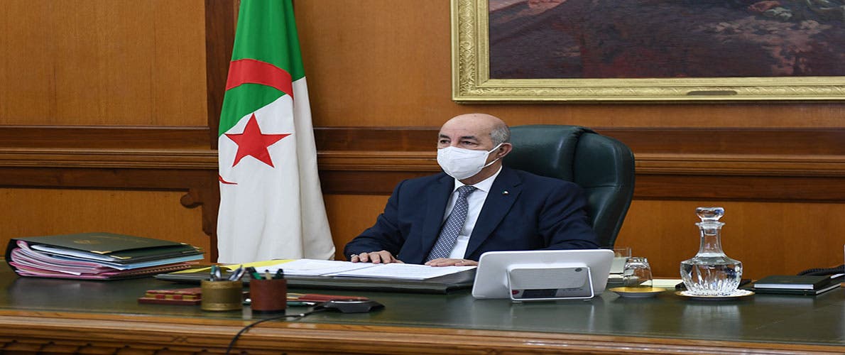 الرئيس الجزائري عبد المجيد تبون 