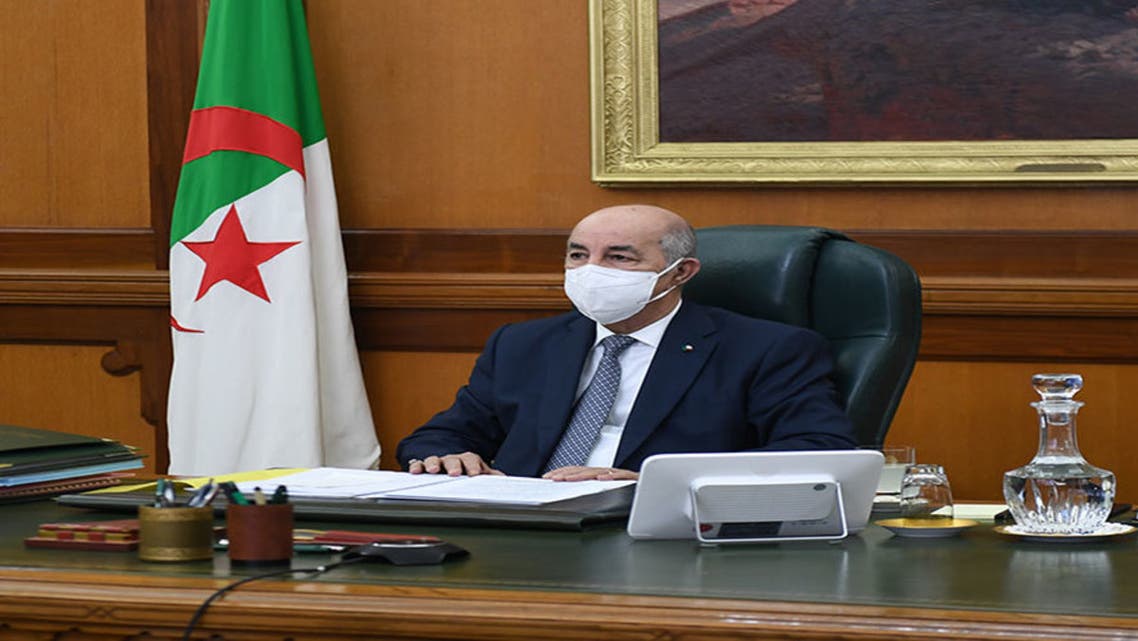 الرئيس الجزائري عبد المجيد تبون