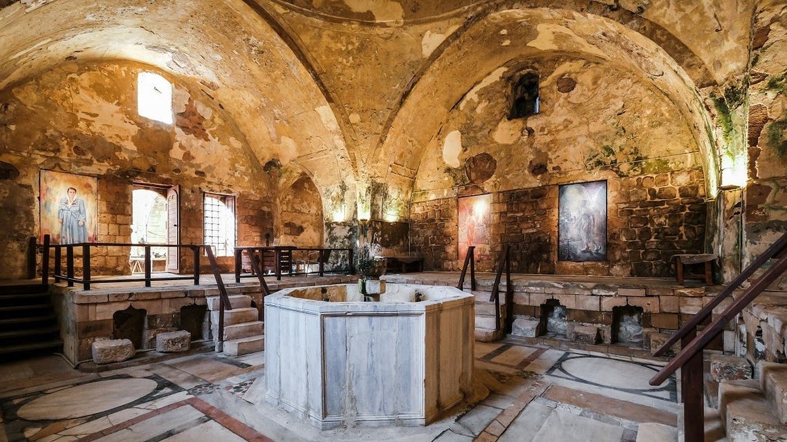 Photo shows the fountain hall of the 18th century Hammam Al-Jadeed bathhouse. (Karim Sakr)