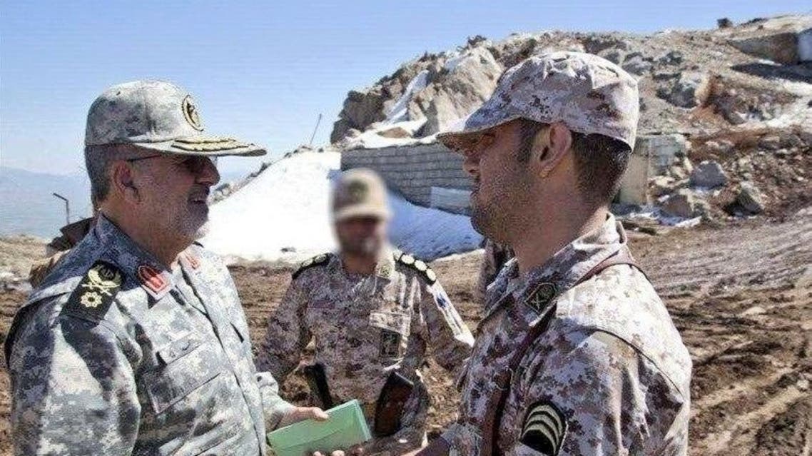 محمد باكبور قائد القوات البرية للحرس الثوري الإيراني يزور منطقة خودا أفرين 