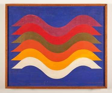Untitled, 1970-1971, cellulose paint on wood. Private collection