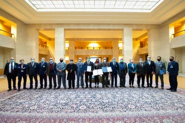 من اجتماعات 5+5 الليبية في جنيف (23 أكتوبر 2020- فرانس برس)