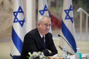 File photo of Israeli Defense Minister Benny Gantz. (Reuters)
