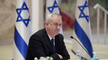 Israeli Defense Minister Benny Gantz attends the first working cabinet meeting of the new government at the Chagall Hall in the Knesset. ( File photo: Reuters)