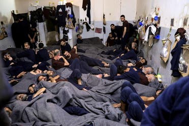 برخی از جوانان و نوجوانان فرزندان  داعشی در بازداشتگاه  الحسکه سوریه